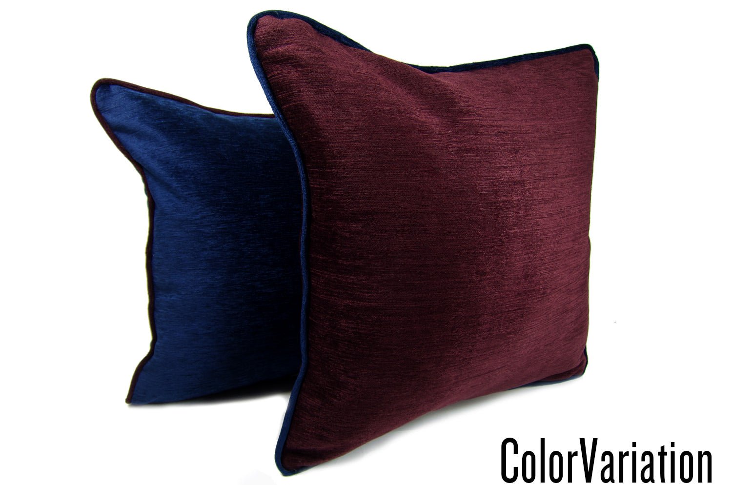 The Royal velor ロイヤルベロア パイピングクッションカバー レッドパープル 45cm角 - HOUSE OF JAPAN Shop