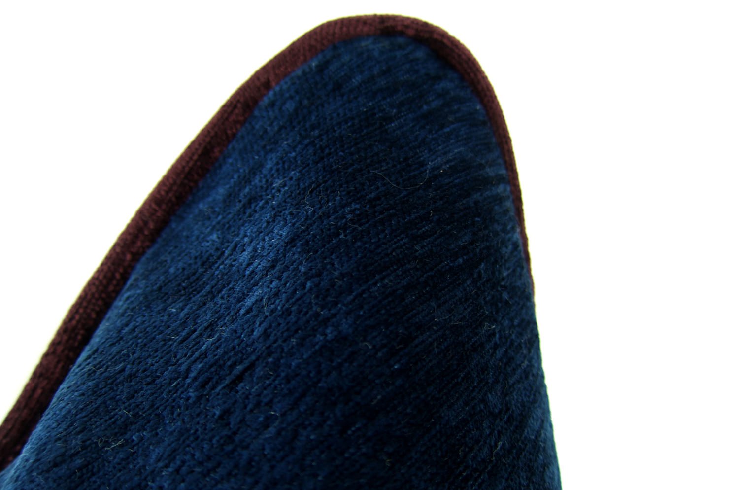 The Royal velour ロイヤルベロア パイピングクッションカバー ネイビー 45cm角 - HOUSE OF JAPAN Shop