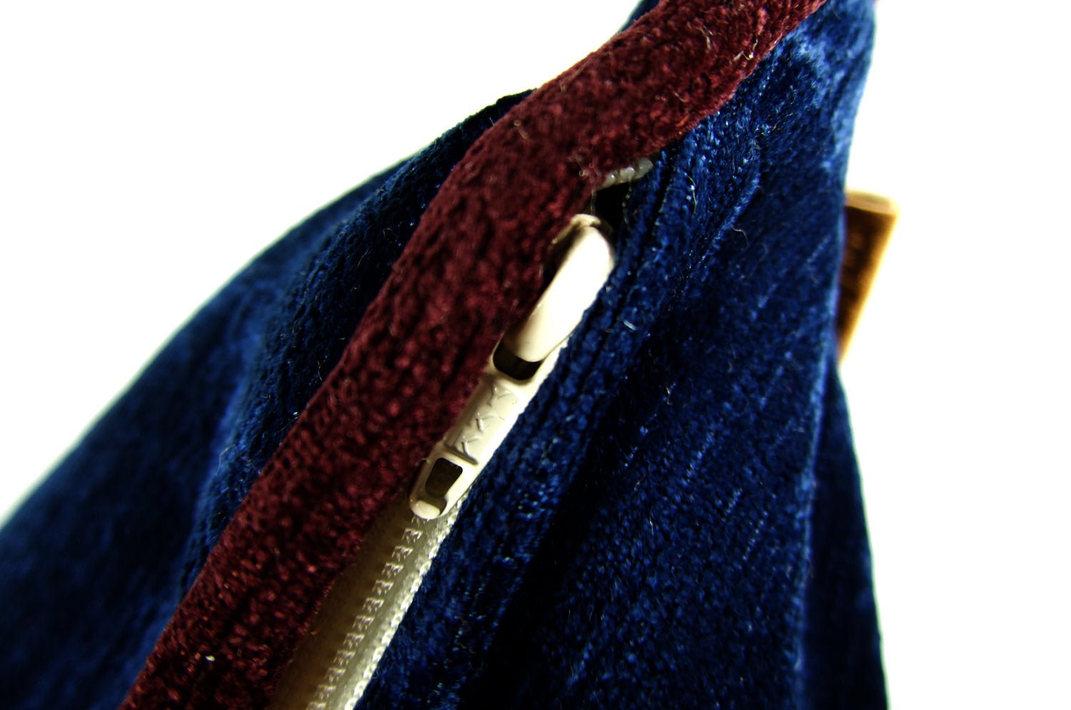 The Royal velour ロイヤルベロア パイピングクッションカバー ネイビー 45cm角 - HOUSE OF JAPAN Shop