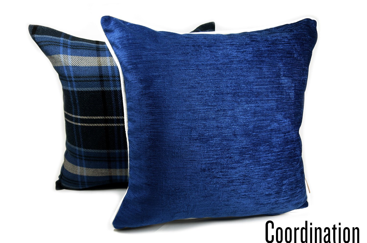 The Royal velour ロイヤルベロア パイピングクッションカバー ClassicBlue 45×45cm - HOUSE OF JAPAN Shop