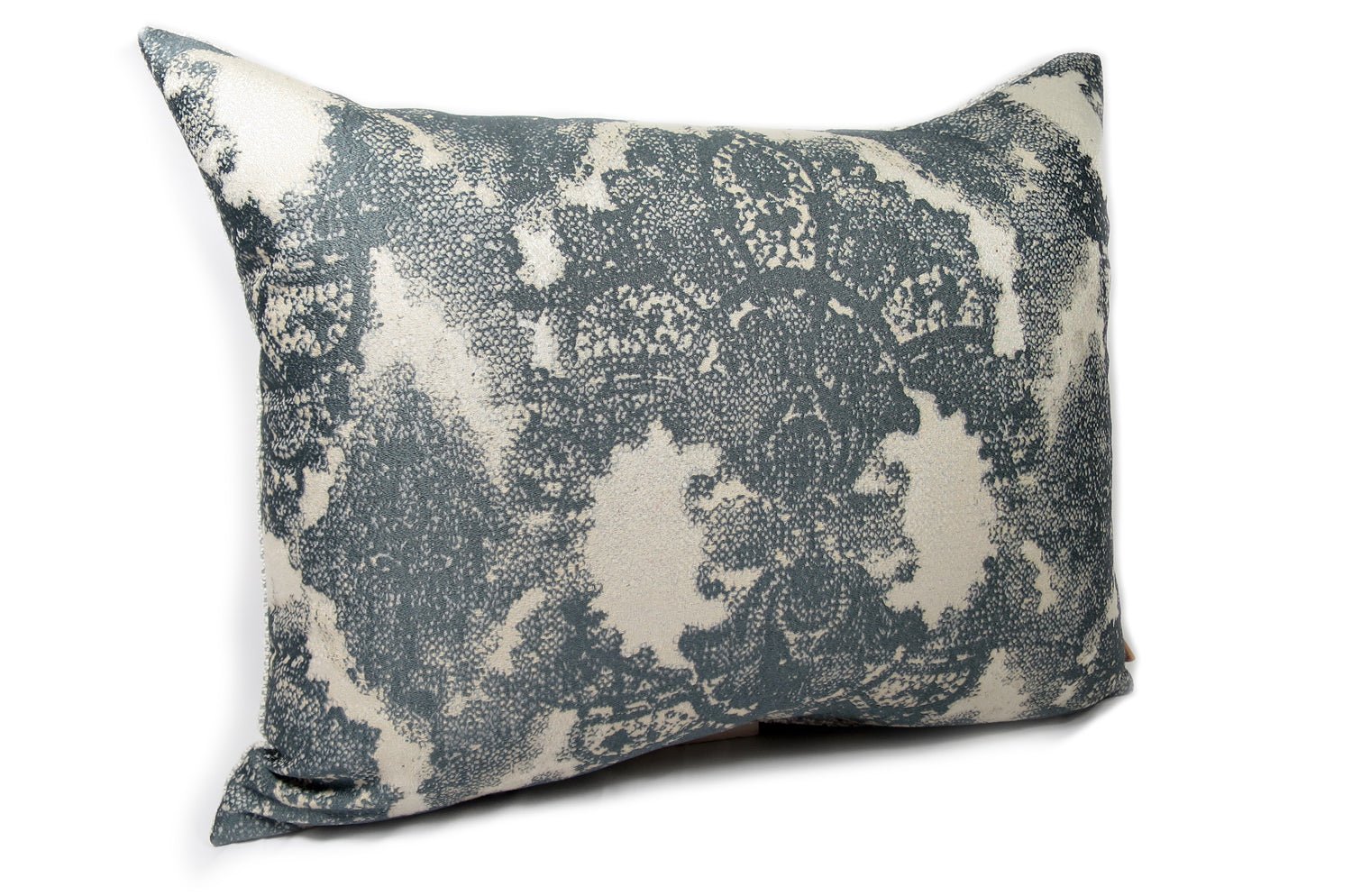 The RUBELLI/FIAMMETTA ダマスクASH 大きめクッション イタリア製ファブリック 64×50cm 中材付 - HOUSE OF JAPAN Shop