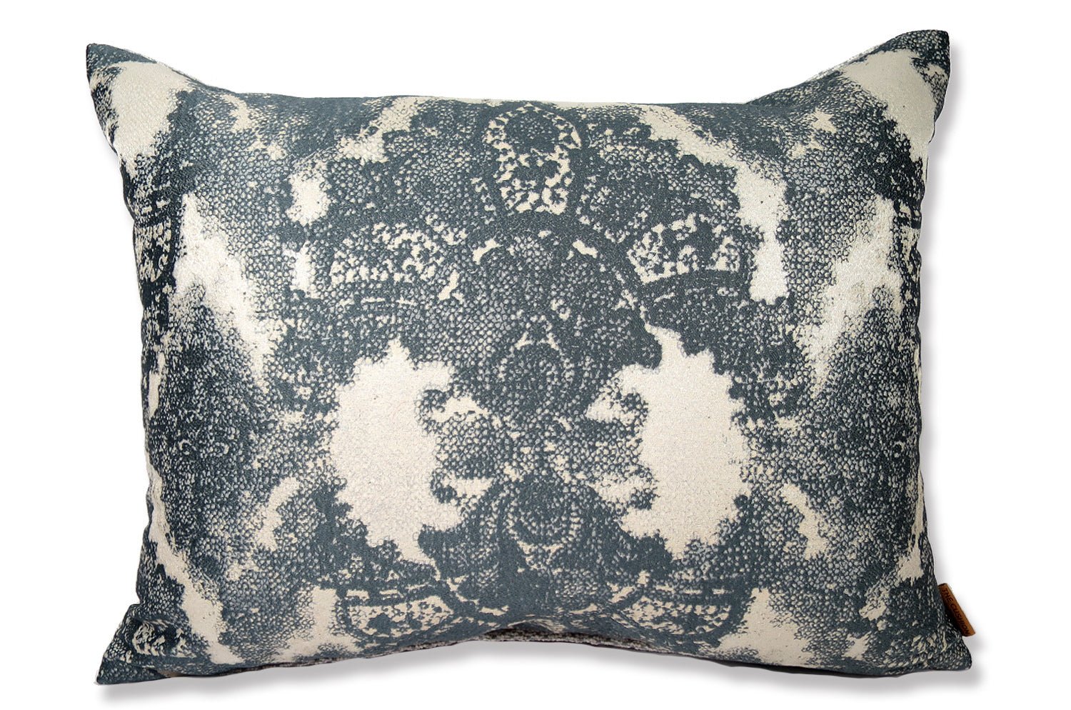 The RUBELLI/FIAMMETTA ダマスクASH 大きめクッション イタリア製ファブリック 64×50cm 中材付 - HOUSE OF JAPAN Shop