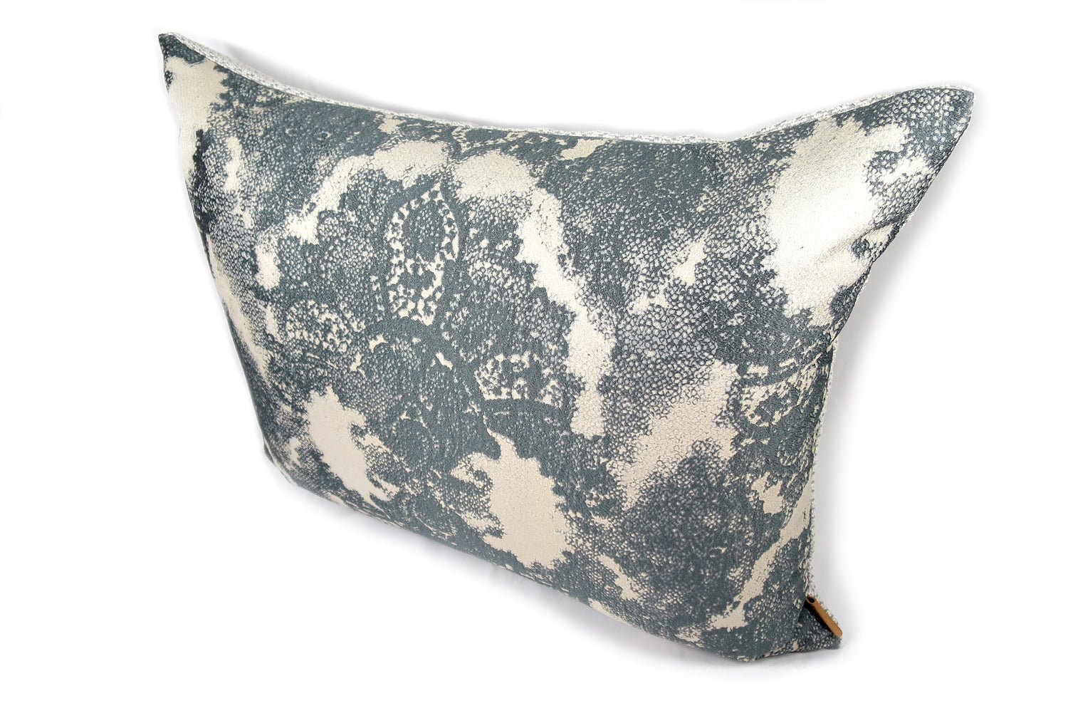 The RUBELLI/FIAMMETTA ダマスクASH 大きめクッション イタリア製ファブリック 64×50cm 中材付 - HOUSE OF JAPAN Shop