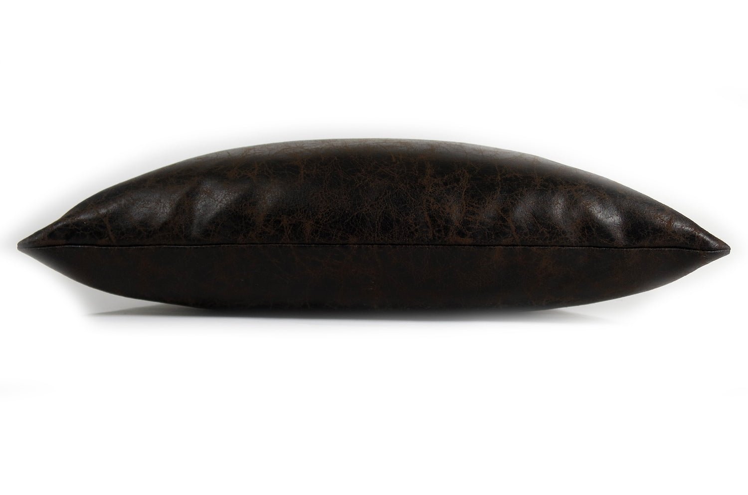 The Scratch Synthetic Leather スクラッチフェイクレザークッション ダークブラウン 45×30cm 中材付 - HOUSE OF JAPAN Shop