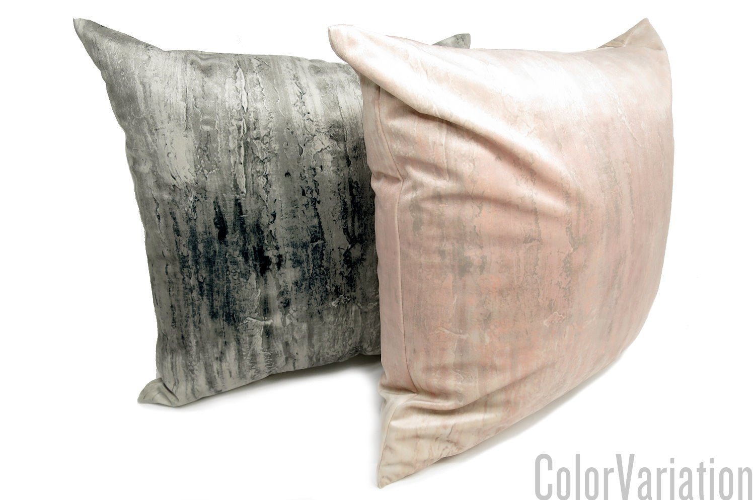 The Shadow Velvet クッションカバー ピンクヌード 45×45cm - HOUSE OF JAPAN Shop