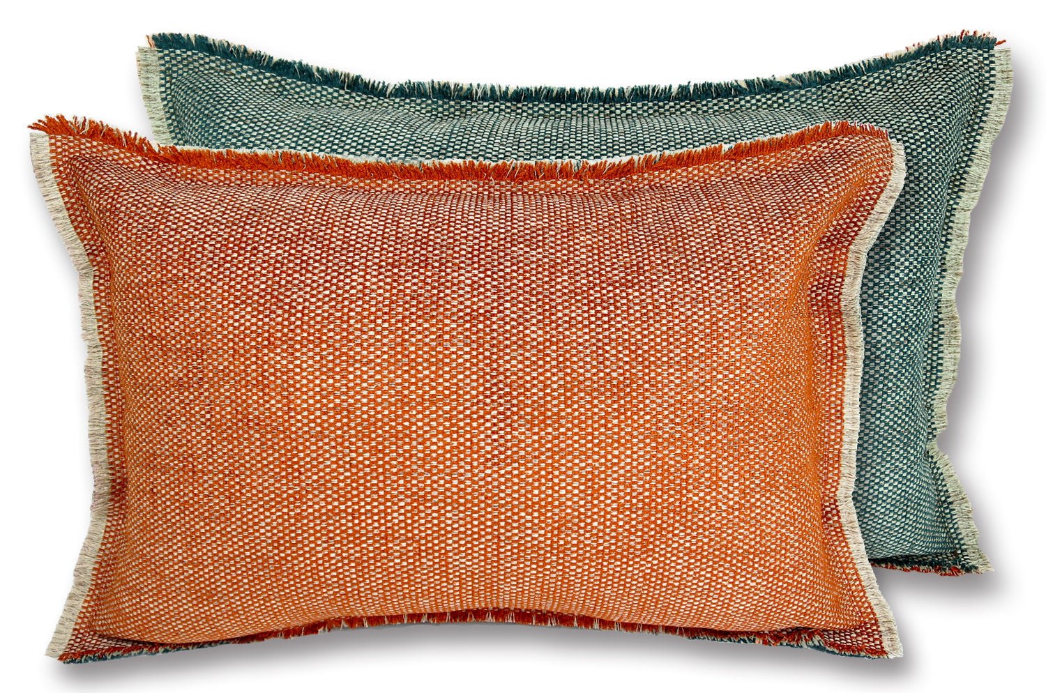 The Shaggy シャギーフリンジ 2カラークッション 52(55)×35(39)cm 中材付 - HOUSE OF JAPAN Shop