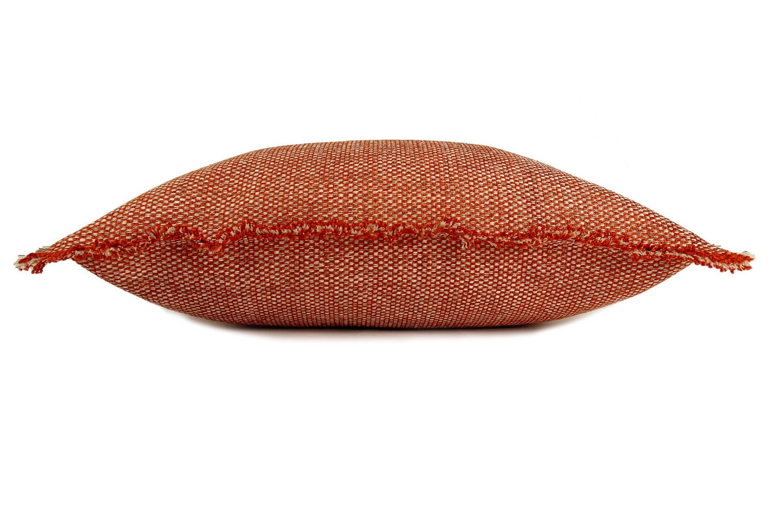 The Shaggy シャギーフリンジ横長クッション オレンジミックス 45(48)×30(33)cm 中材付 - HOUSE OF JAPAN Shop