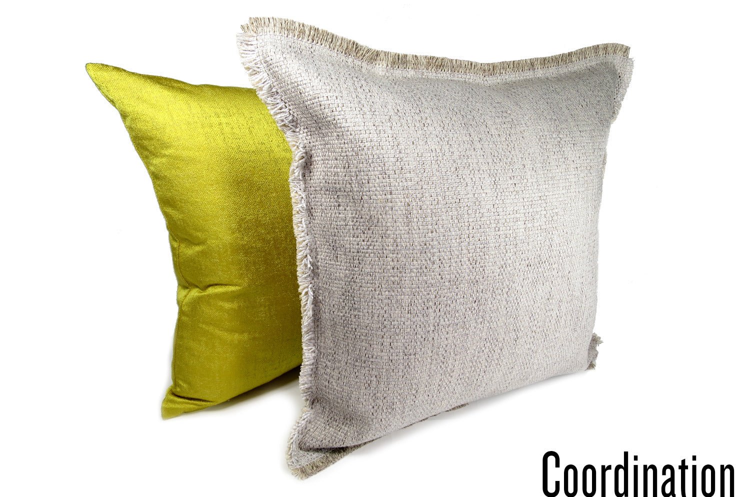 The Shaggy シャギーフリンジクッションカバー グレージュミックス 45(48)×45(48)cm - HOUSE OF JAPAN Shop