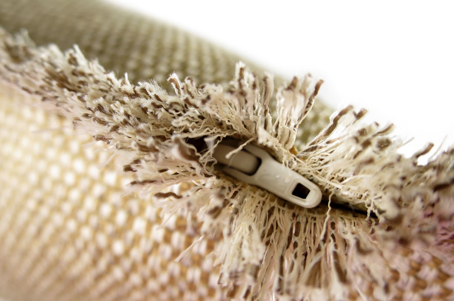 The Shaggy シャギーフリンジクッションカバー ストローカラーミックス 45(48)×45(48)cm - HOUSE OF JAPAN Shop