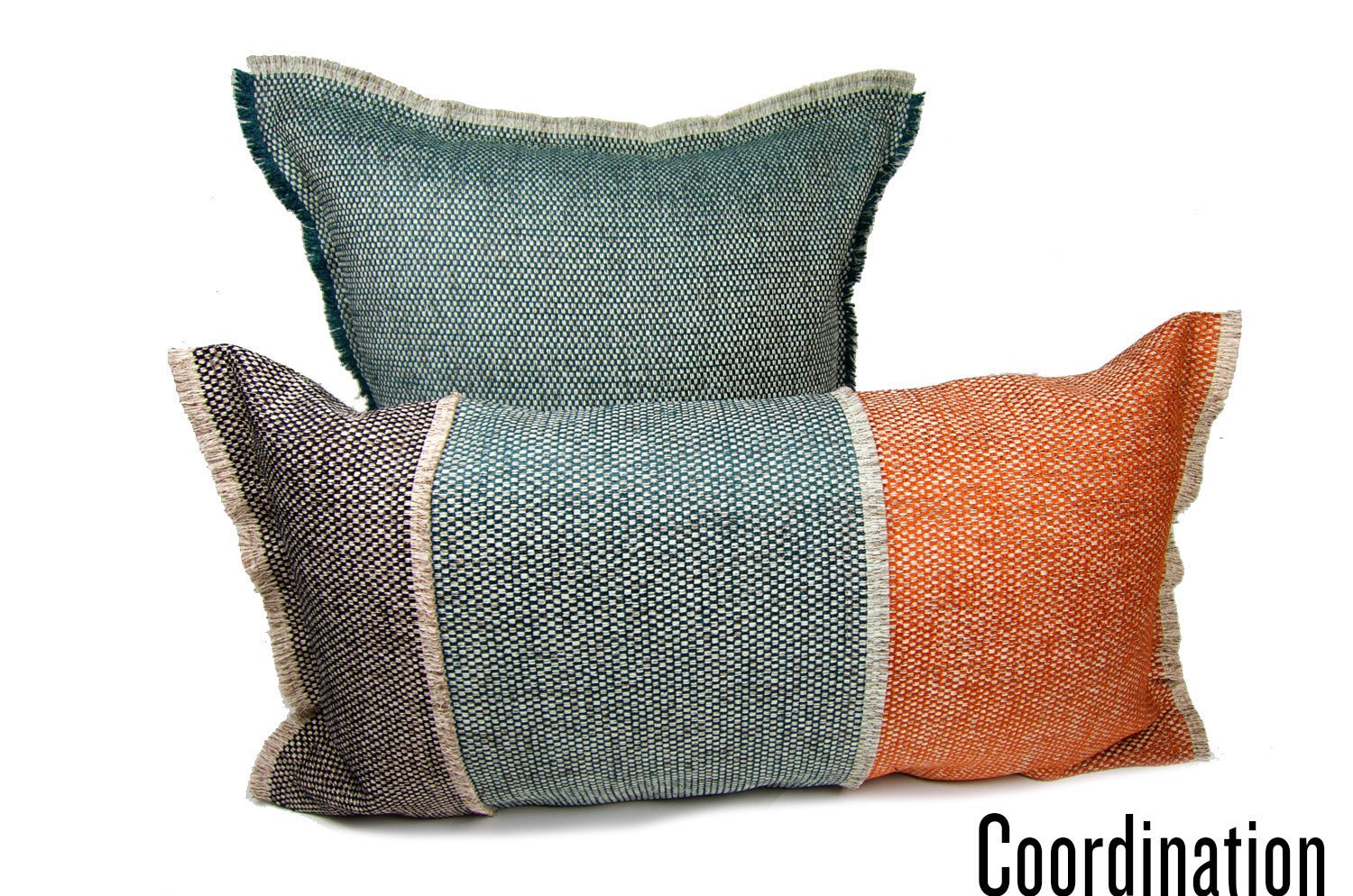 The Shaggy シャギーフリンジクッションカバー グリーンミックス 45(48)×45(48)cm - HOUSE OF JAPAN Shop