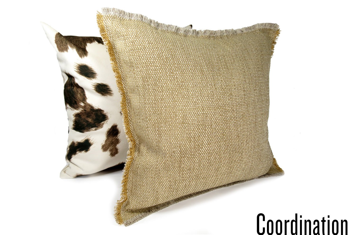 The Shaggy シャギーフリンジクッションカバー ストローカラーミックス 45(48)×45(48)cm - HOUSE OF JAPAN Shop