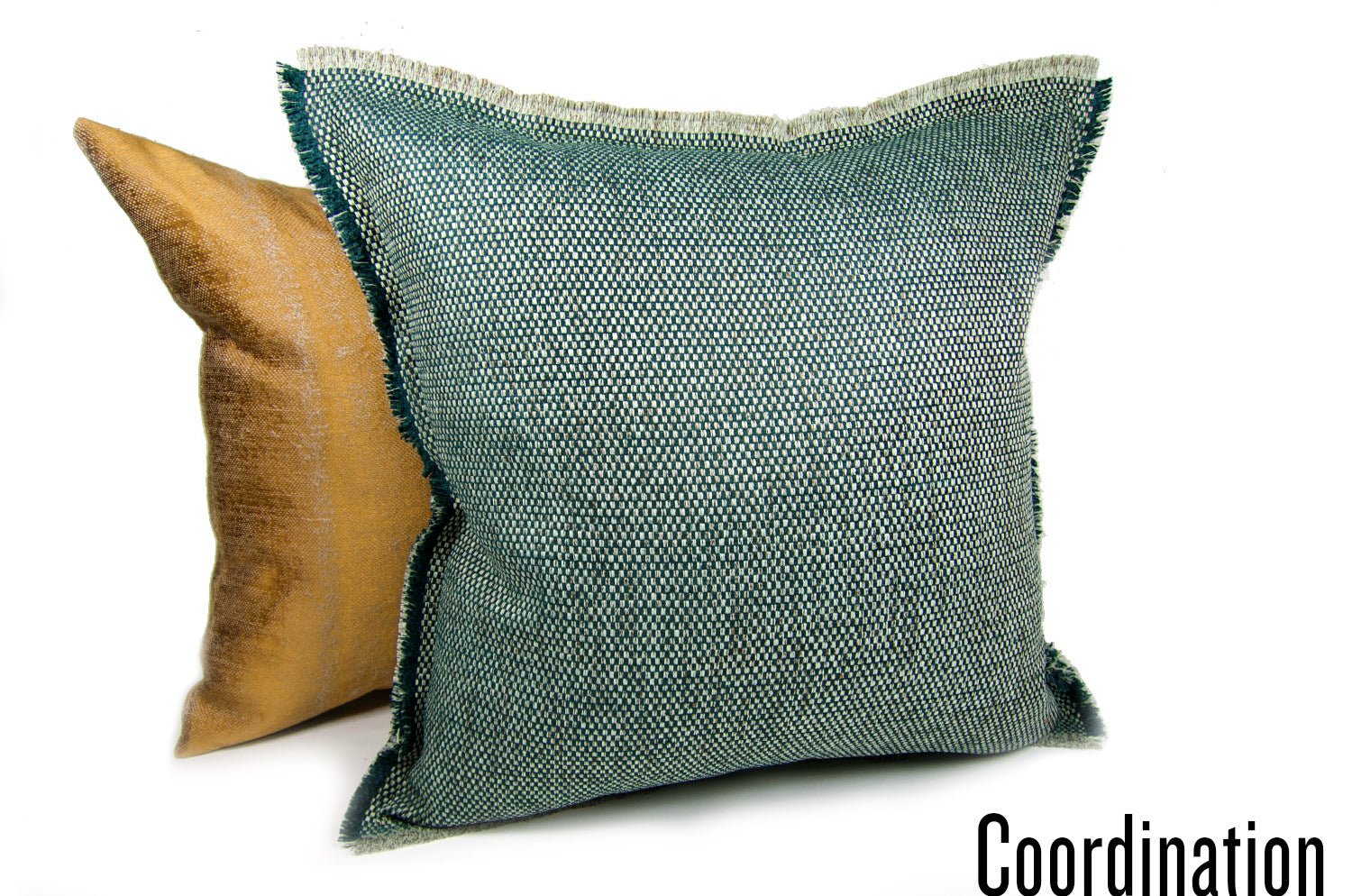 The Shaggy シャギーフリンジクッションカバー グリーンミックス 45(48)×45(48)cm - HOUSE OF JAPAN Shop