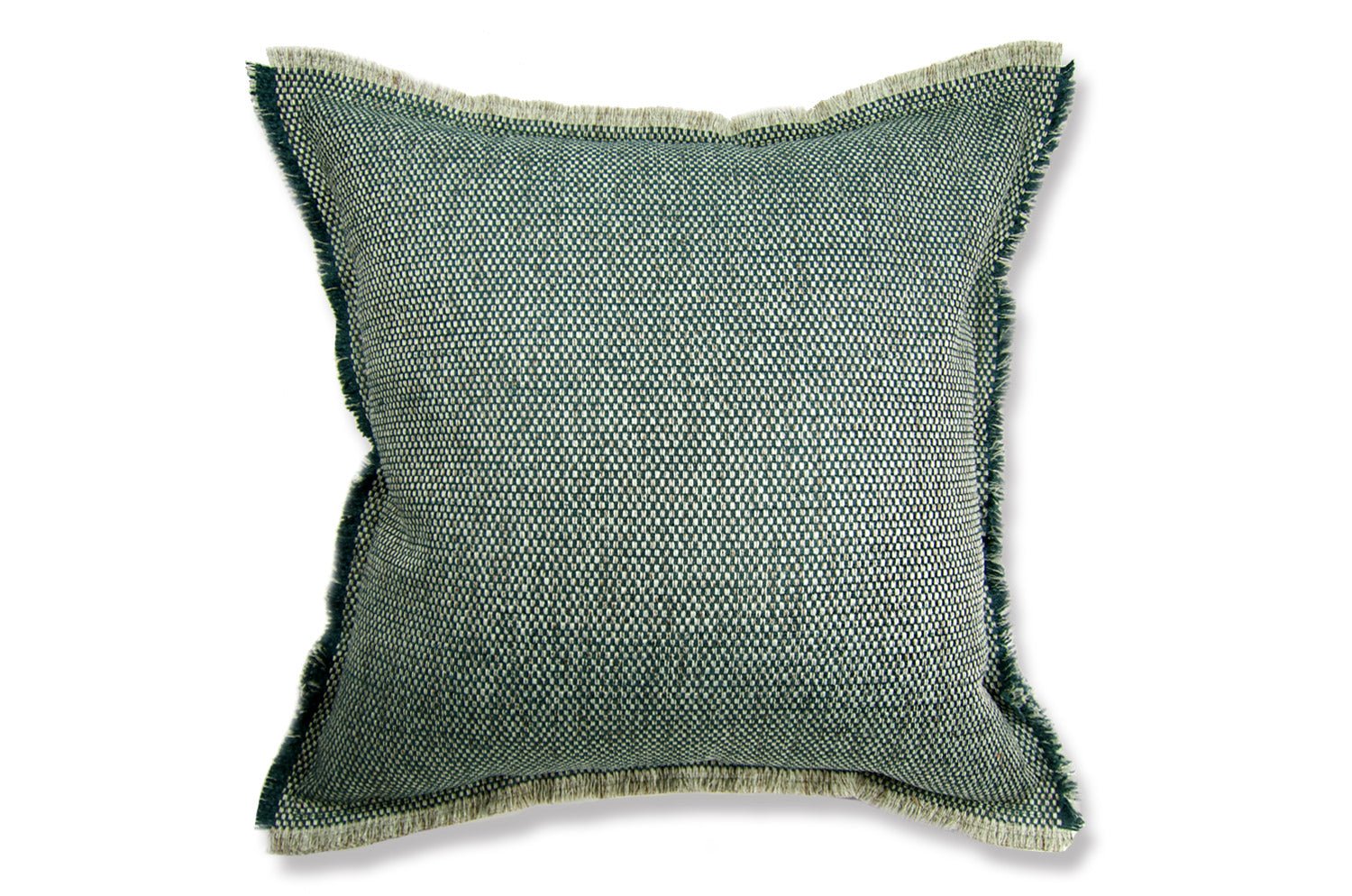 The Shaggy シャギーフリンジクッションカバー グリーンミックス 45(48)×45(48)cm - HOUSE OF JAPAN Shop