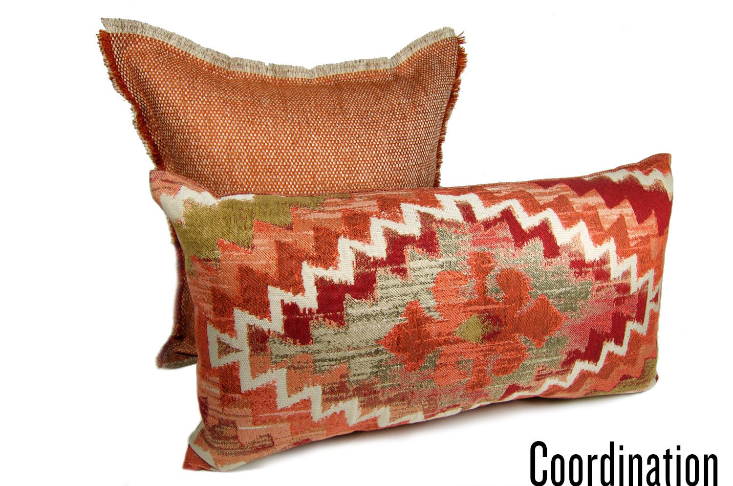 The Shaggy シャギーフリンジクッションカバー オレンジミックス 45(48)×45(48)cm - HOUSE OF JAPAN Shop