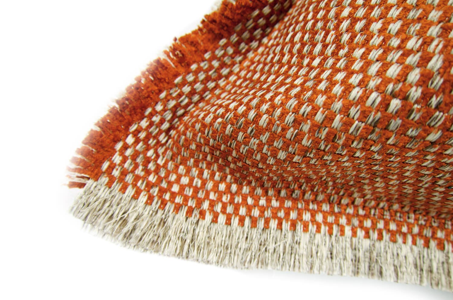 The Shaggy シャギーフリンジクッションカバー オレンジミックス 45(48)×45(48)cm - HOUSE OF JAPAN Shop