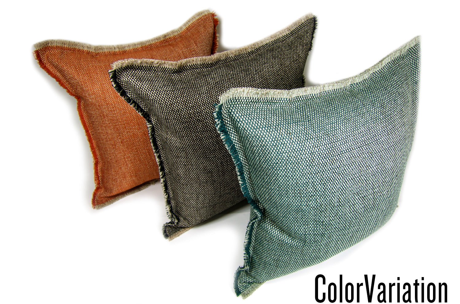 The Shaggy シャギーフリンジクッションカバー ブラックミックス 45(48)×45(48)cm - HOUSE OF JAPAN Shop