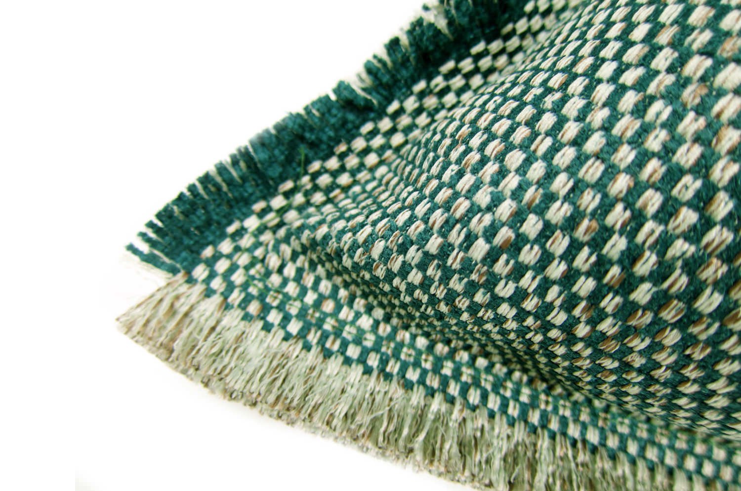 The Shaggy シャギーフリンジクッションカバー グリーンミックス 45(48)×45(48)cm - HOUSE OF JAPAN Shop