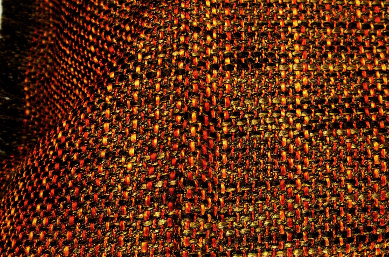 The Shaggy シャギーフリンジクッション オレンジミックス 45(49)×30(34)cm 中材付 - HOUSE OF JAPAN Shop