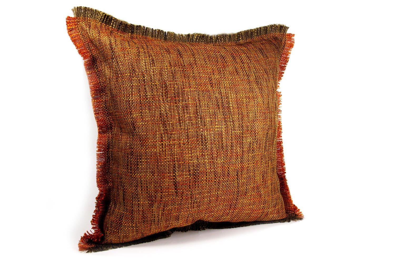 The Shaggy シャギーフリンジクッションカバー オレンジミックス 45(49)×45(49)cm - HOUSE OF JAPAN Shop