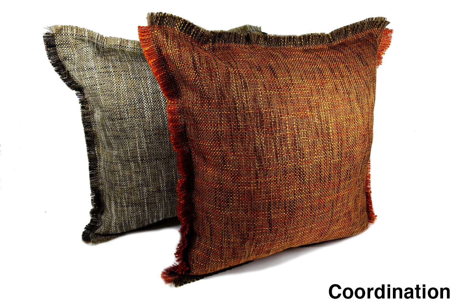 The Shaggy シャギーフリンジクッションカバー オレンジミックス 45(49)×45(49)cm - HOUSE OF JAPAN Shop