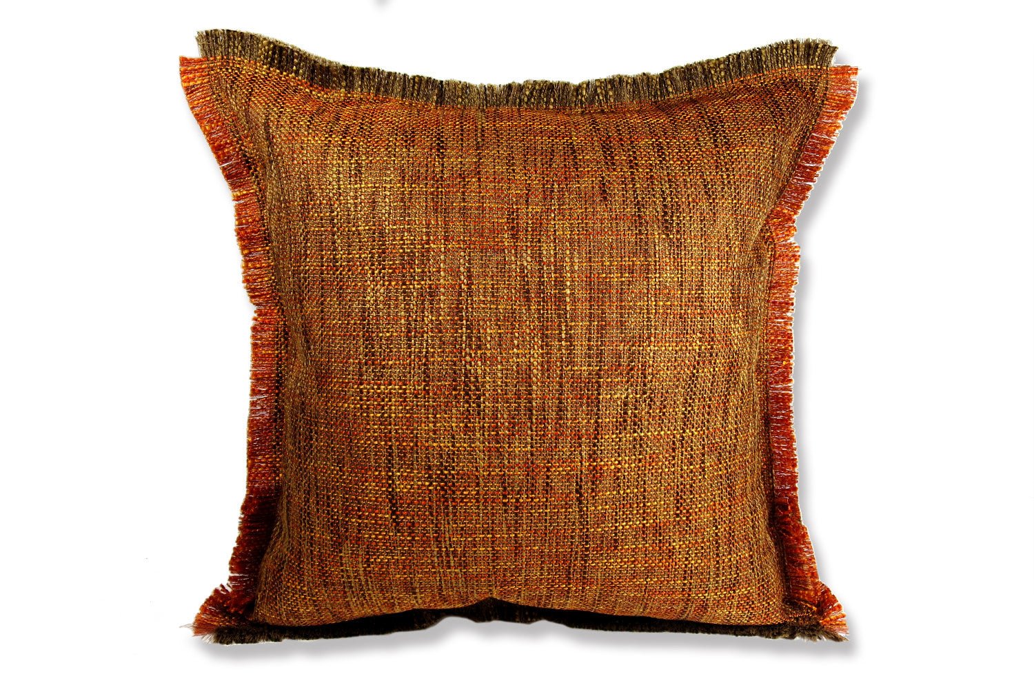 The Shaggy シャギーフリンジクッションカバー オレンジミックス 45(49)×45(49)cm - HOUSE OF JAPAN Shop