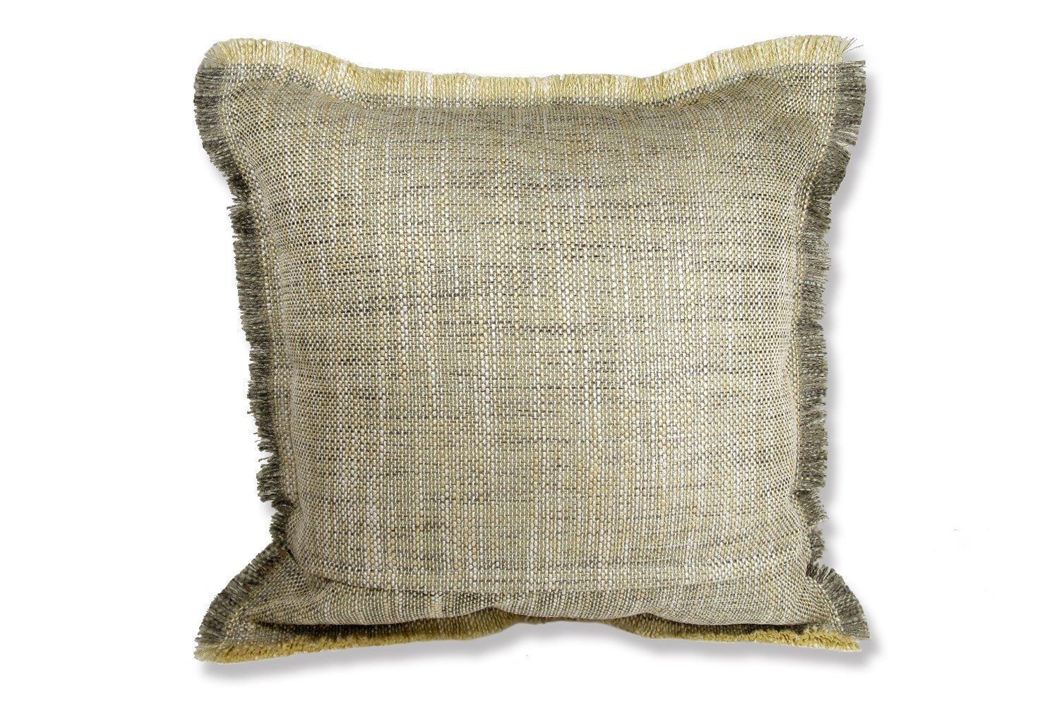 The Shaggy シャギーフリンジクッションカバー バニラ×グレーミックス 45(49)×45(49)cm - HOUSE OF JAPAN Shop