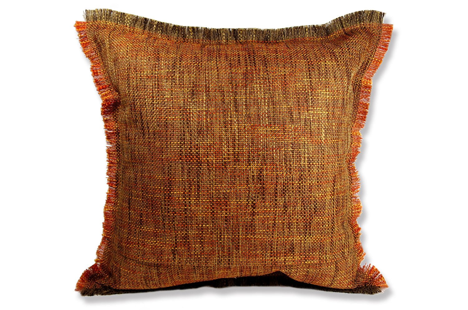 The Shaggy シャギーフリンジクッションカバー オレンジミックス 45(49)×45(49)cm - HOUSE OF JAPAN Shop