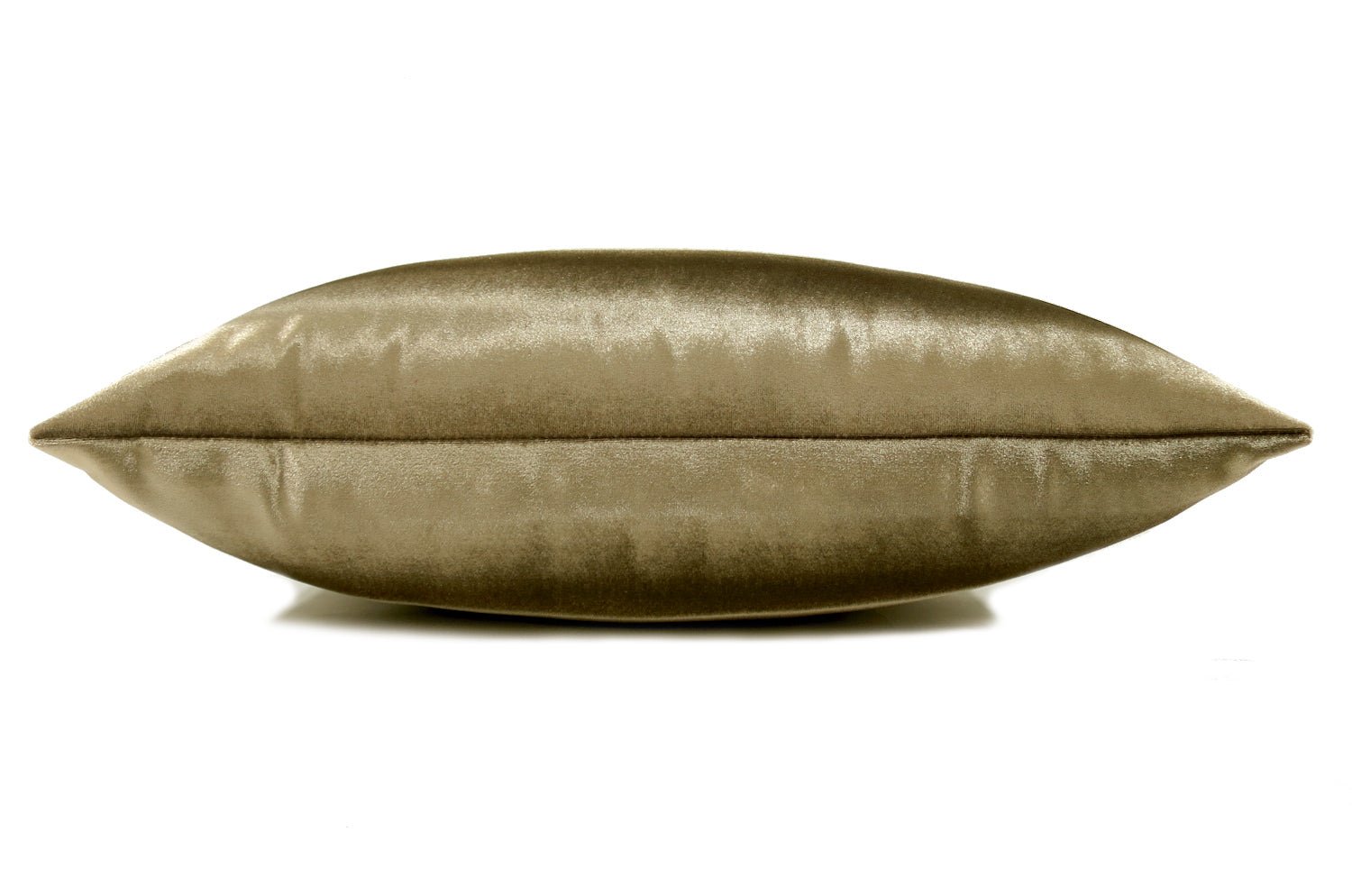 The Shiny Velvet Stripe シャイニーベルベットストライプクッション ブラウン 50×30cm 中材付 - HOUSE OF JAPAN Shop