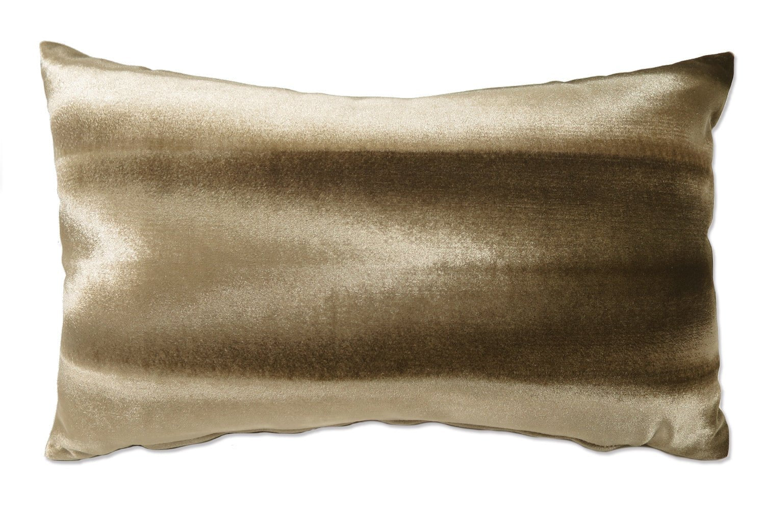 The Shiny Velvet Stripe シャイニーベルベットストライプクッション ブラウン 50×30cm 中材付 - HOUSE OF JAPAN Shop