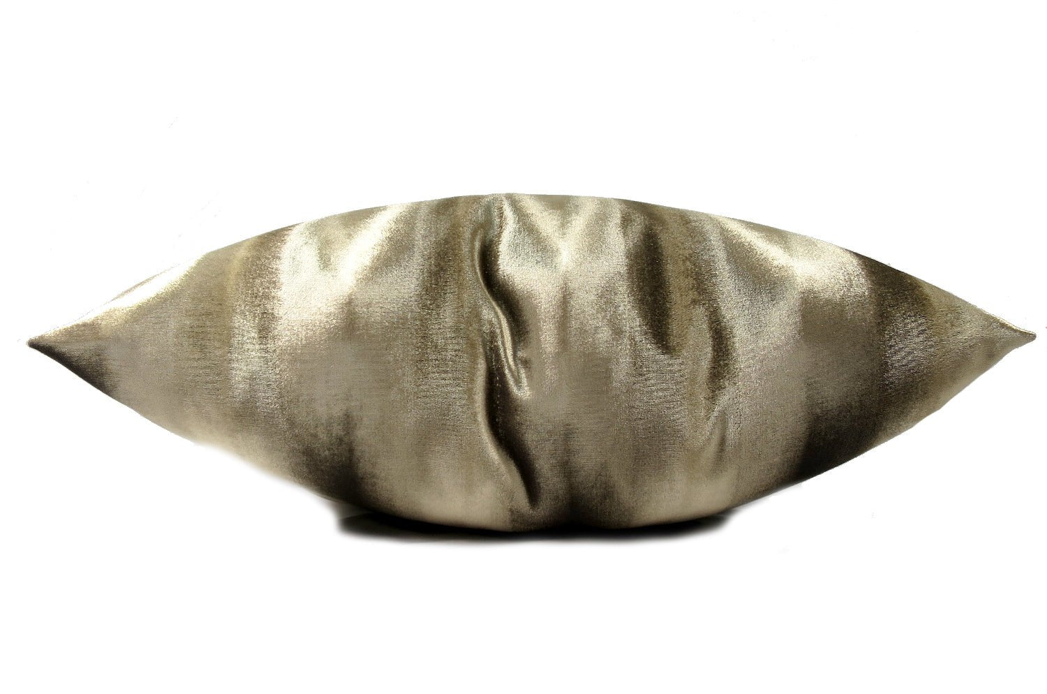 The Shiny Velvet Stripe シャイニーベルベットストライプクッションカバー ブラウンゴールド 50×50cm - HOUSE OF JAPAN Shop