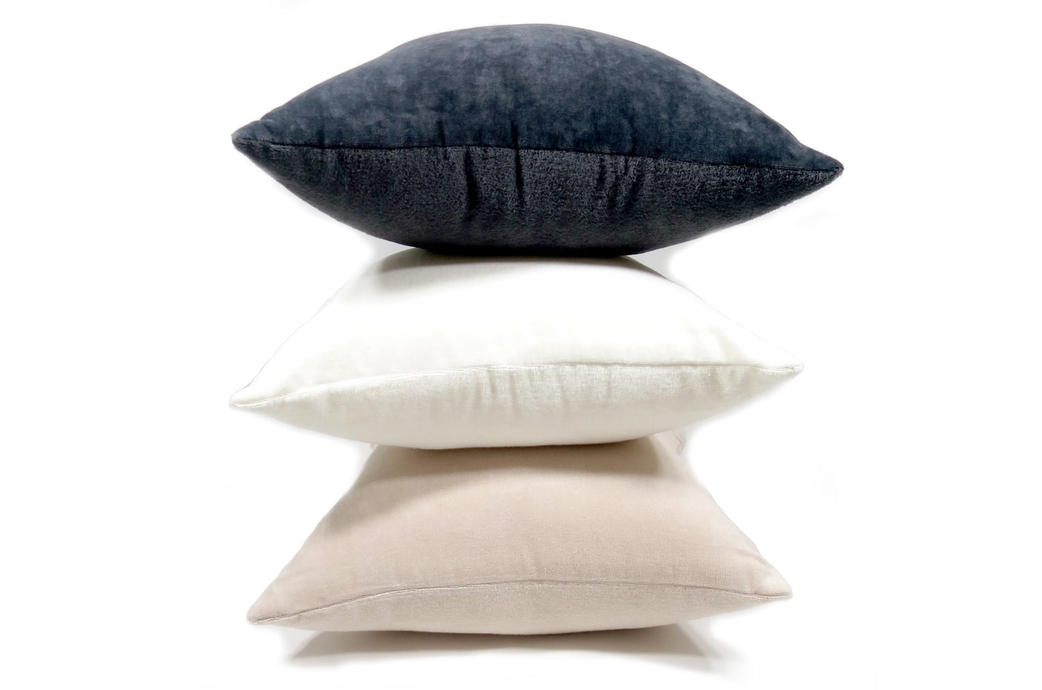 The Shirring Towel ベルベットタッチシャーリングタオルクッションカバー ペールローズ 50×50cm - HOUSE OF JAPAN Shop