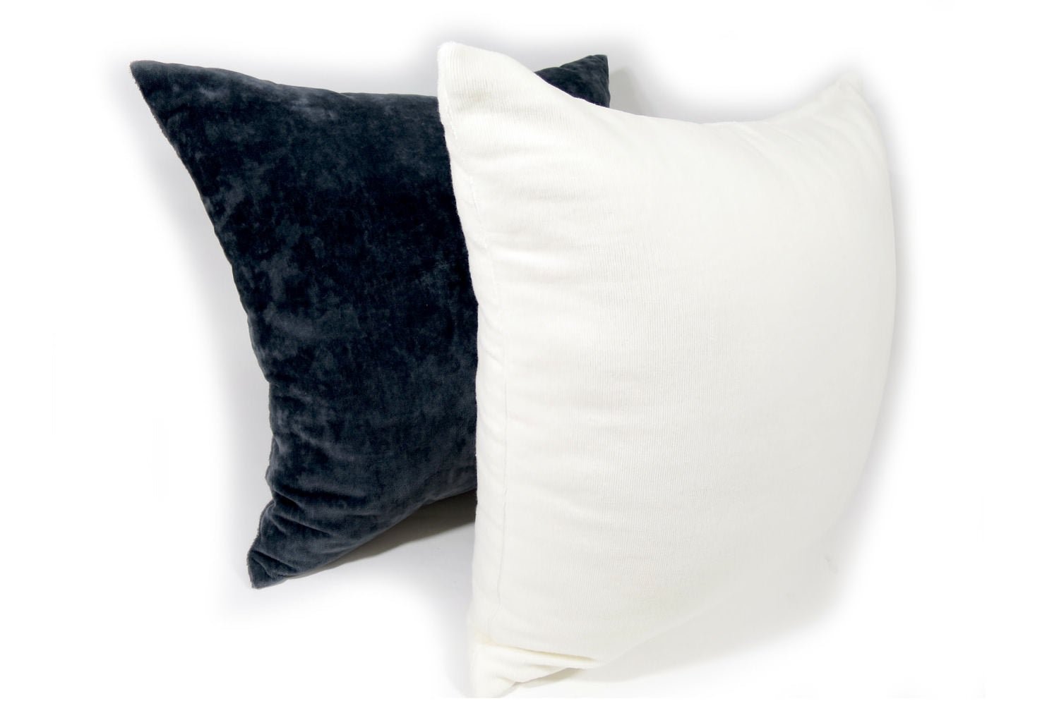 The Shirring Towel ベルベットタッチシャーリングタオルクッションカバー ホワイト 50×50cm - HOUSE OF JAPAN Shop