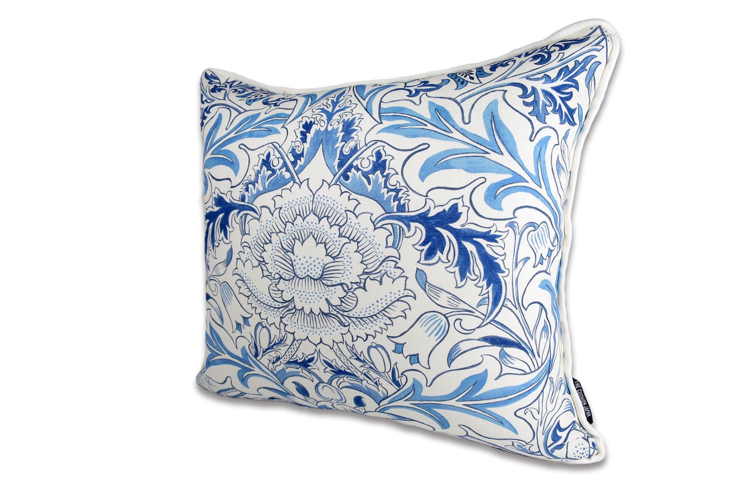 The Simply Severn ウィリアムモリス セバンクッション(月桂樹ブルー) 45×40cm 中材付 - HOUSE OF JAPAN Shop
