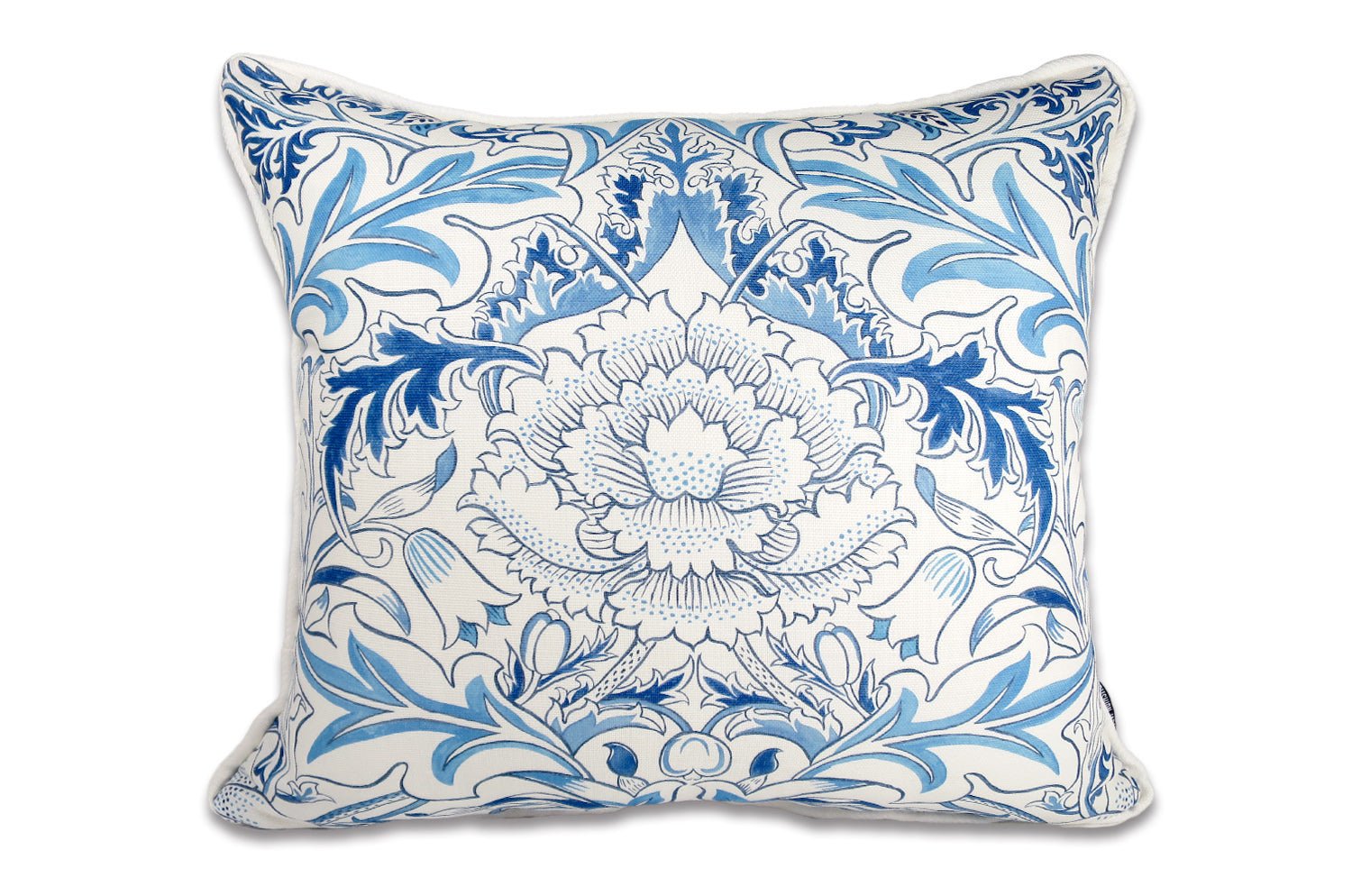 The Simply Severn ウィリアムモリス セバンクッション(月桂樹ブルー) 45×40cm 中材付 - HOUSE OF JAPAN Shop