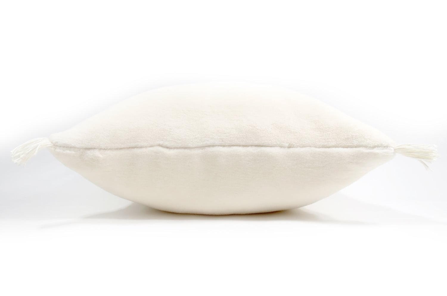 The Smile スマイル 『ニコフェイス®』刺繍オーガニックコットンファークッション 40×40cm 中材付 - HOUSE OF JAPAN Shop