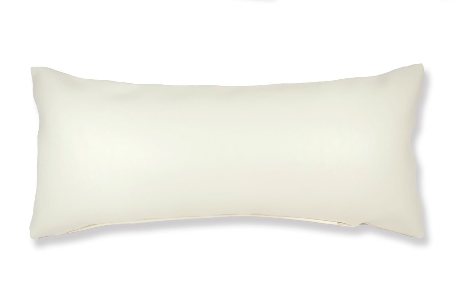 The Smile スマイル キュートブラックスマイル 『ニコフェイス®』刺繍クッション ホワイト 45×20cm 中材付 - HOUSE OF JAPAN Shop