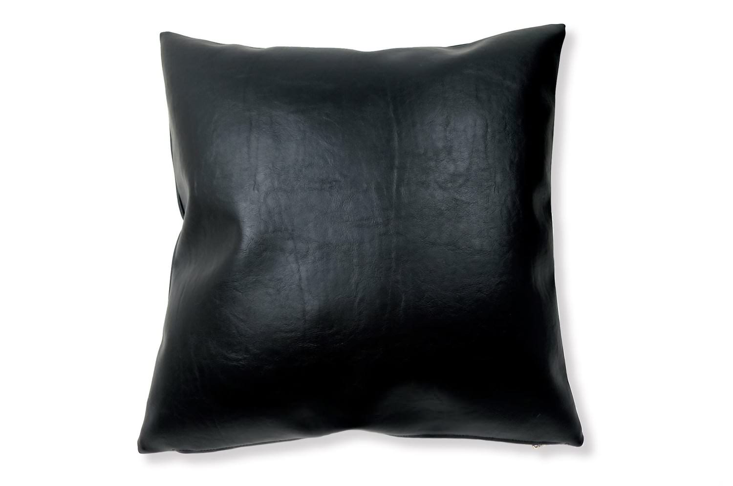 The Smile スマイル キュートブラックスマイル 『ニコフェイス®』刺繍クッションカバー ブラック 45×45cm - HOUSE OF JAPAN Shop