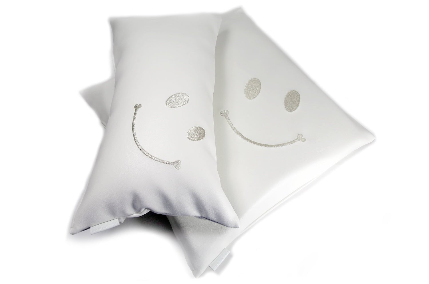 The Smile スマイル Work&Study クッションセット シルバー刺繍『ニコフェイス®』 中材付 - HOUSE OF JAPAN Shop