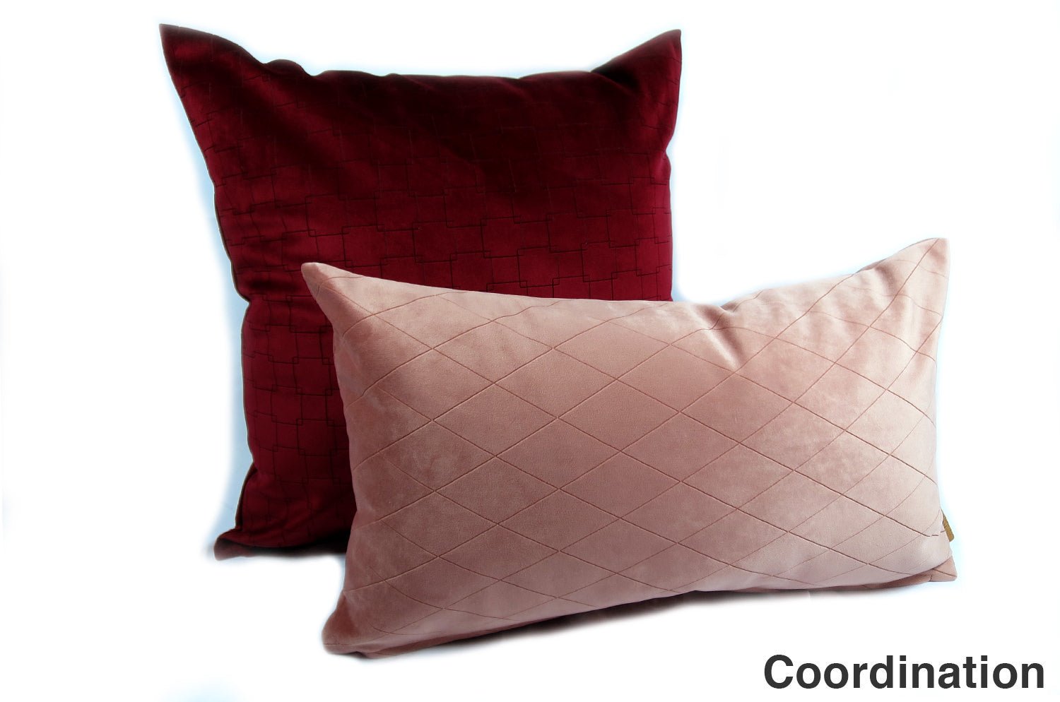 The Smokey Pink スペイン製起毛スエード調クッション スモーキーピンク 50×30cm 中材付 - HOUSE OF JAPAN Shop