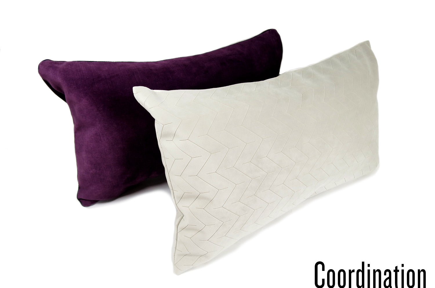 The Smoky White スペイン製起毛スエード調横長クッション スモーキーホワイト 50×30cm 中材付 - HOUSE OF JAPAN Shop