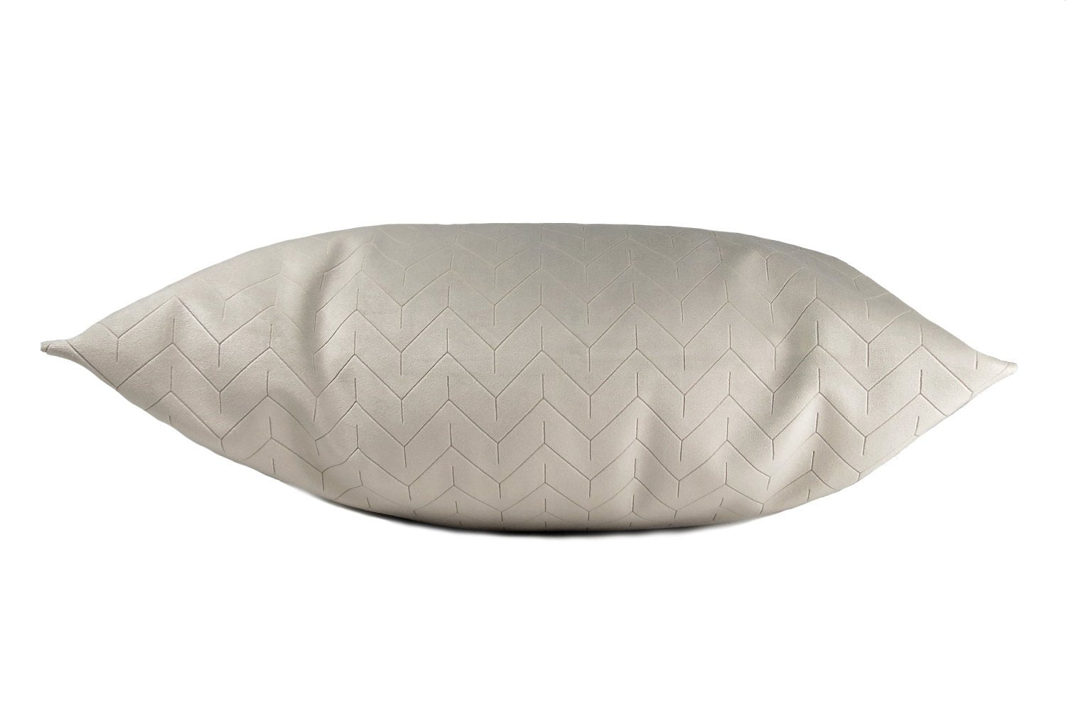 The Smoky Whiteスペイン製起毛スエード調クッションカバー スモーキーホワイト 50×50cm - HOUSE OF JAPAN Shop