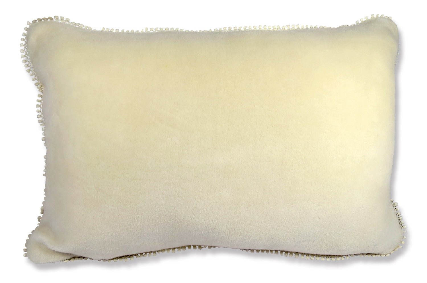 The Snow 白雪オーガニックコットンファー フリンジクッション 50×35cm 中材付 - HOUSE OF JAPAN Shop