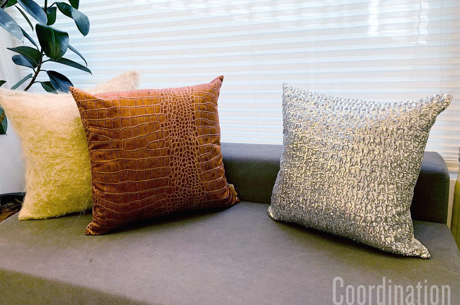 The Spangle シルバースパンコールクッションカバー 45×45cm - HOUSE OF JAPAN Shop