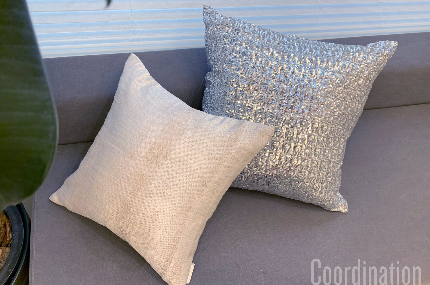 The Spangle シルバースパンコールクッションカバー 45×45cm - HOUSE OF JAPAN Shop