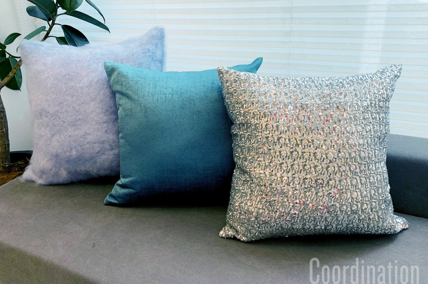 The Spangle シルバースパンコールクッションカバー 45×45cm - HOUSE OF JAPAN Shop