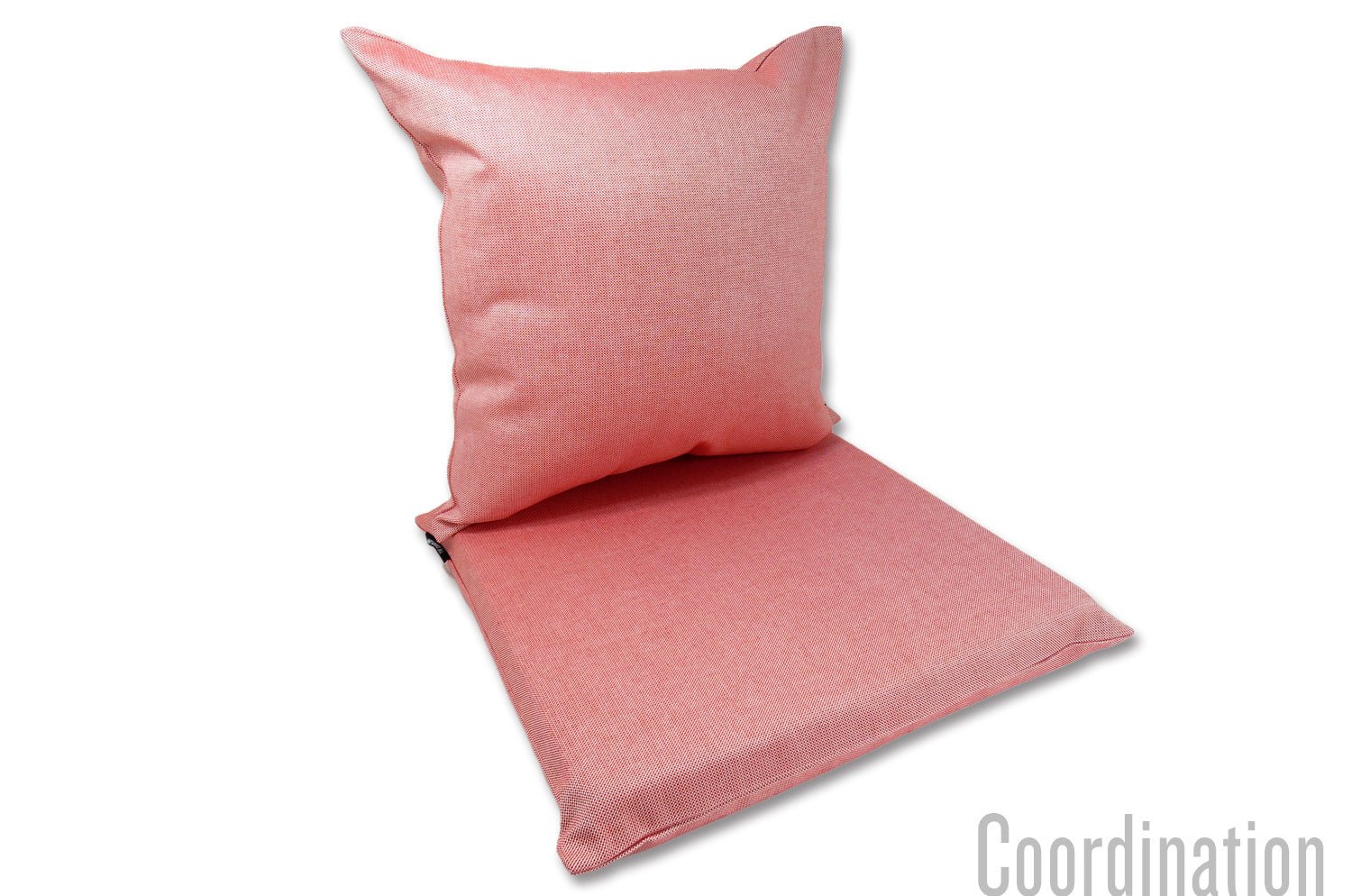 The Spark アウトドア&インドア 撥水 シートクッション (コーラル) 45cm角 中材付 - HOUSE OF JAPAN Shop