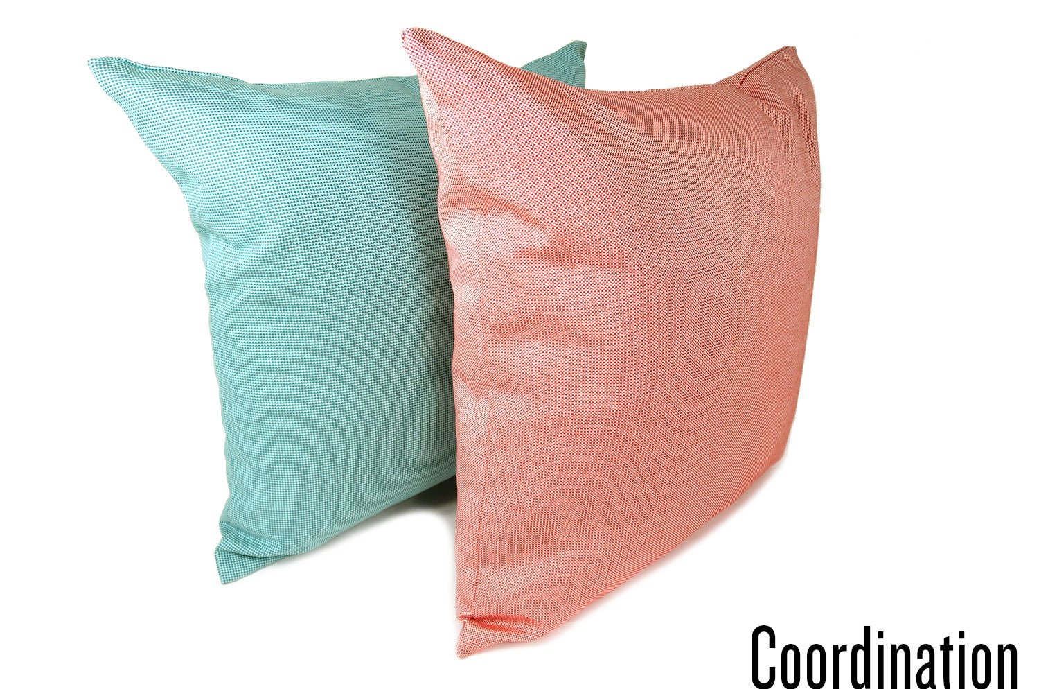 The Spark Outdoor&Indoor fabric ミント 撥水クッションカバー 45×45cm - HOUSE OF JAPAN Shop