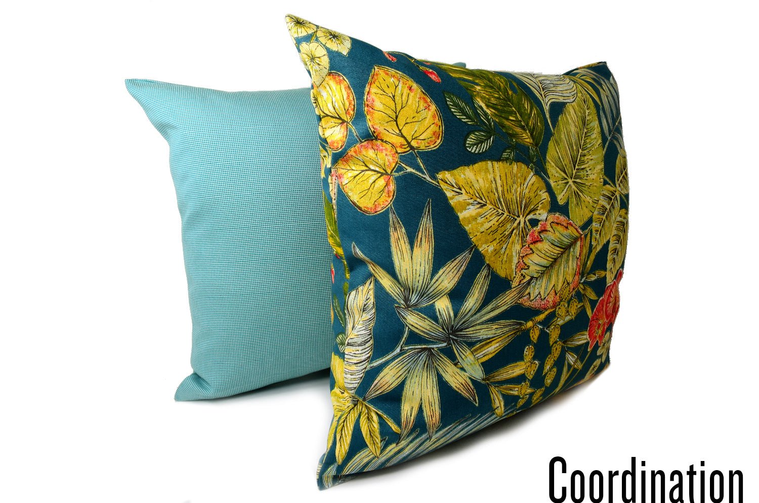 The Spark Outdoor&Indoor fabric ミント 撥水クッションカバー 45×45cm - HOUSE OF JAPAN Shop