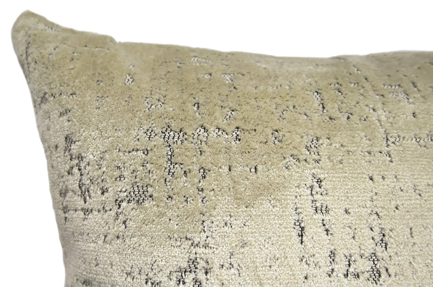 The SPHINX スフィンクス フレンチデザインベルベット クッション (ライトグレージュ) 45×30cm 中材付 - HOUSE OF JAPAN Shop