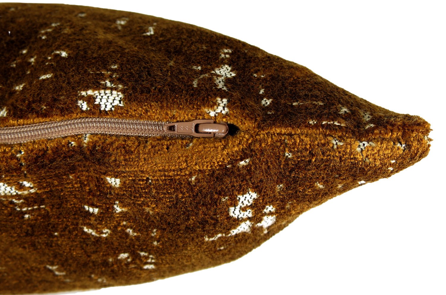 The SPHINX スフィンクス フレンチデザインベルベット クッションカバー (ブロンズ) 45×45cm - HOUSE OF JAPAN Shop